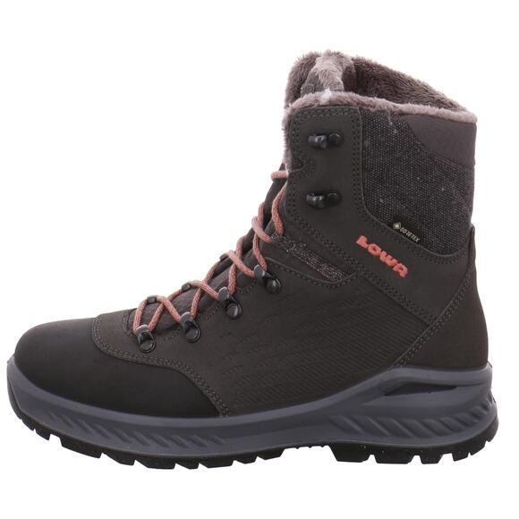 Lowa Nabucco EVO GTX Gray Women's 10 Outdoor Winter Lace Up Boot NO INSOLE - Picture 1 of 10